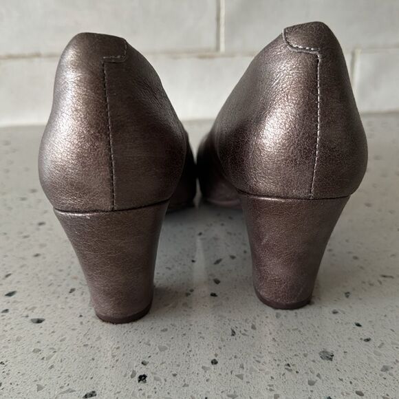 Sofft Lana Women’s Bronze Leather Pumps Block Heeled Comfortable Shoes Size 9M - Picture 5 of 15